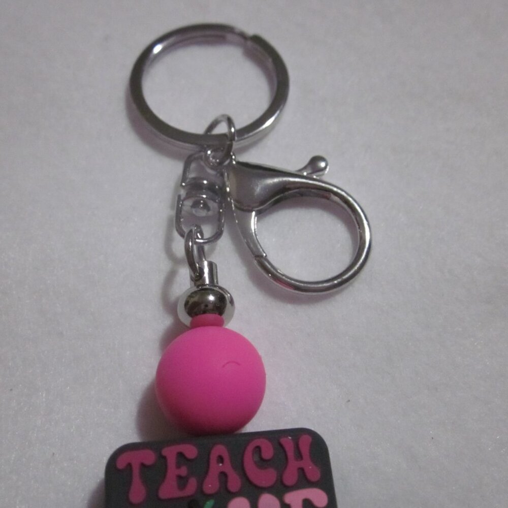 Pink Inspirational Keychain. - Picture 3 of 4